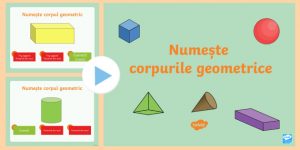 corpurile geometrice pentru lecția de matematică