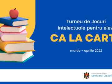 Primăvara aceasta începe cu o doză de activități intelectuale – Clubul Moldovenesc de Jocuri Intelectuale lansează primul Turneu de Jocuri Intelectuale pentru elevi „Ca la carte”