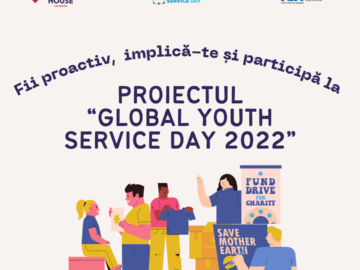 Vă invităm la Global Youth Service Day 2022