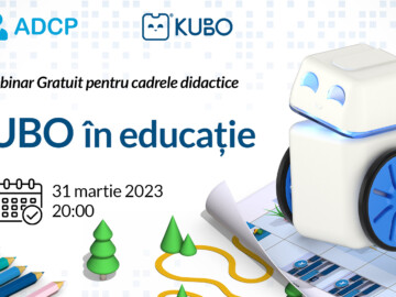 Dată Modificată: Webinar Gratuit pentru cadre didactice „KUBO în educație”